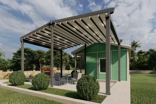 Çift Açılır Pergola - Görsel 6