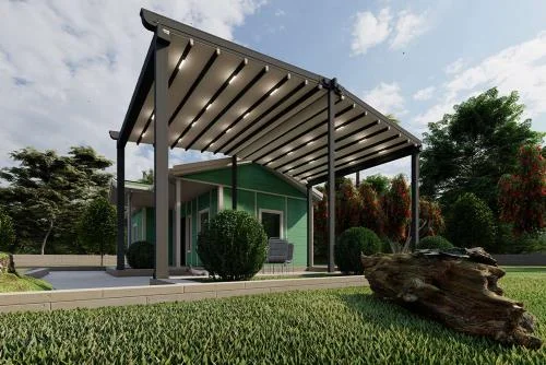 Çift Açılır Pergola - Görsel 9